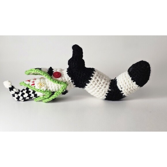 Handmade Crocheted Sandworm Inspired by Beetlejuice Sand Worm - Picture 3 of 5